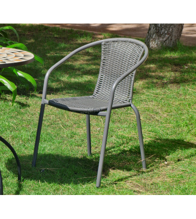 SILLON ACERO/HUITEX SANTANA-3 ANTRACITA*
