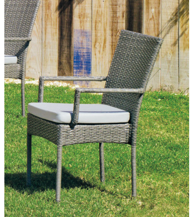 SILLON COMEDOR MALI-30 MIX GRIS APILABLE