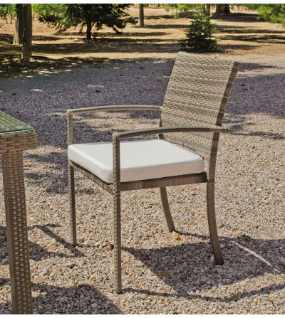 SILLON COMEDOR HUITEX CHAMPAGNE ABASARI-40 APILABLE